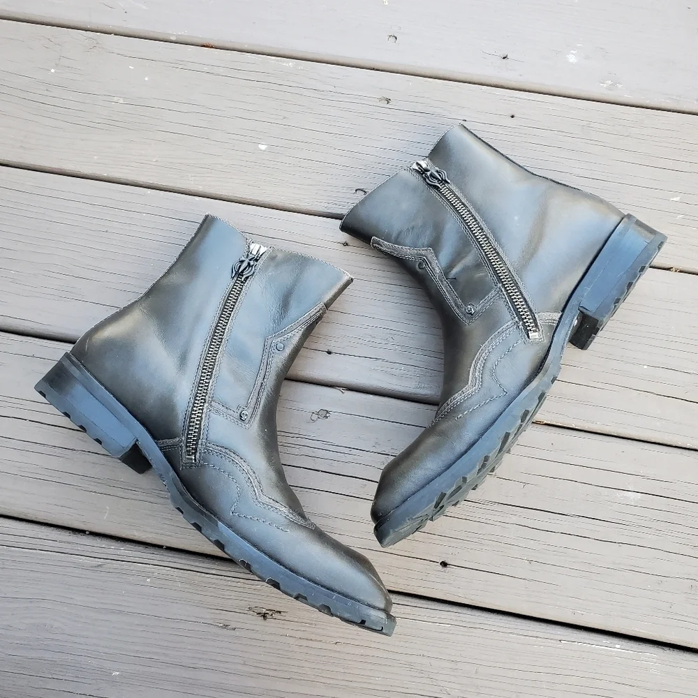 Mark Nason Lounge‎ U Rock Salud Punk Rock Grunge Scene Brown Leather Boots 9